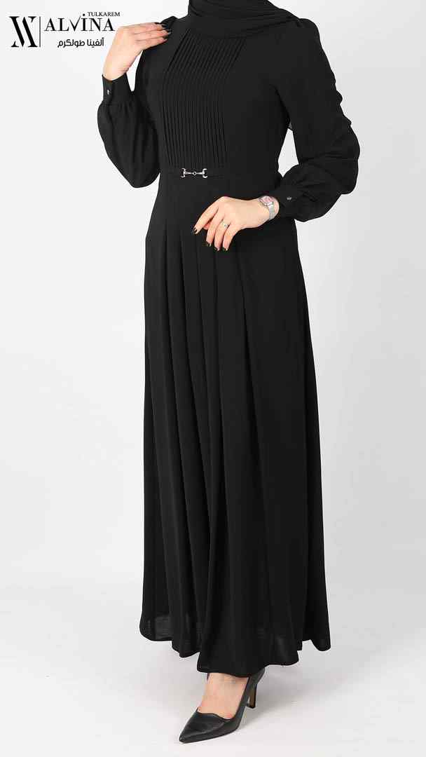63086 فستان اسود كسر (38/48) DOQ