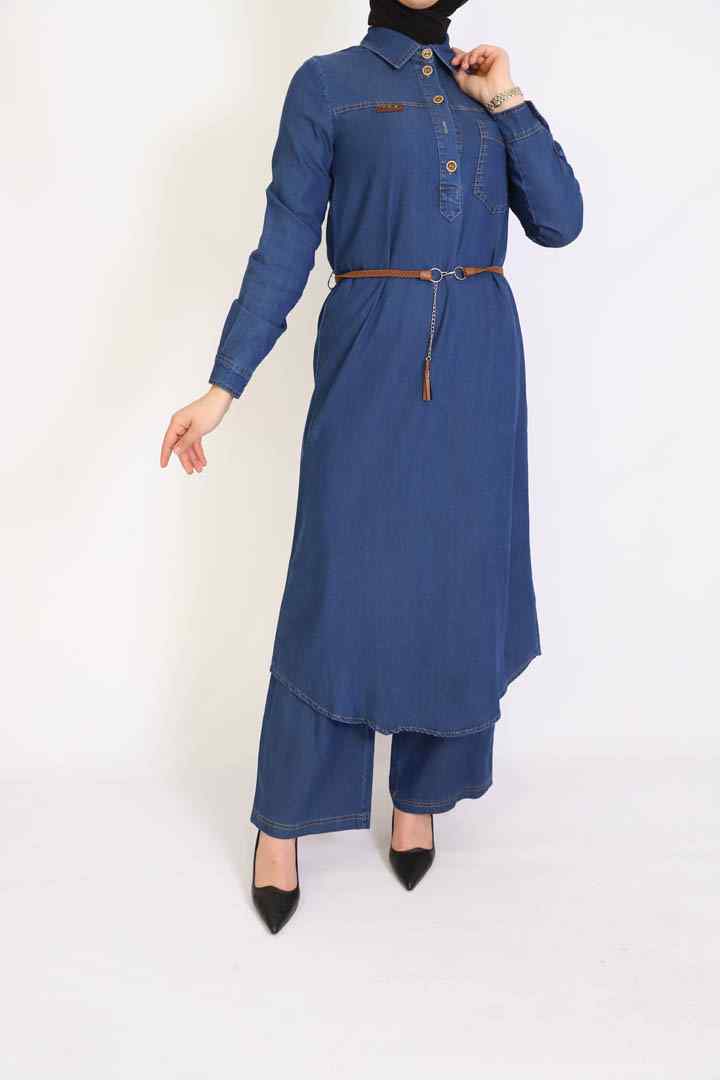 61033 تونك جينز غ ازرار 38-48 DOQ