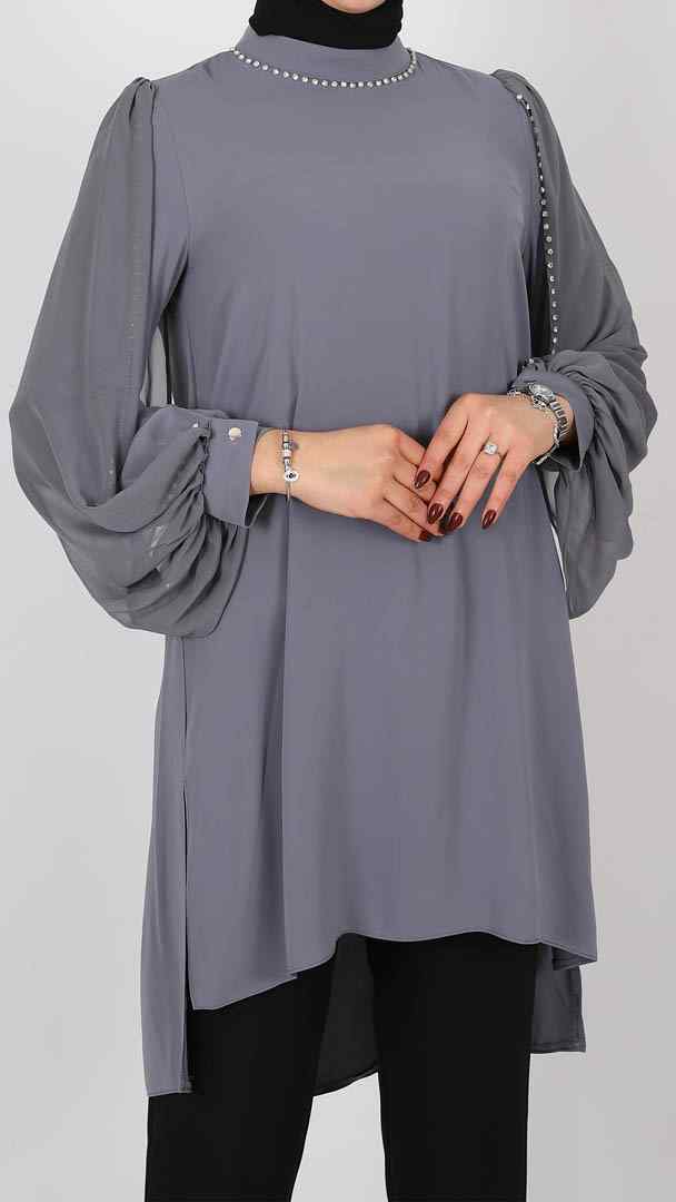 251255 تونيك سكني يد شيفون (48-40) VILD